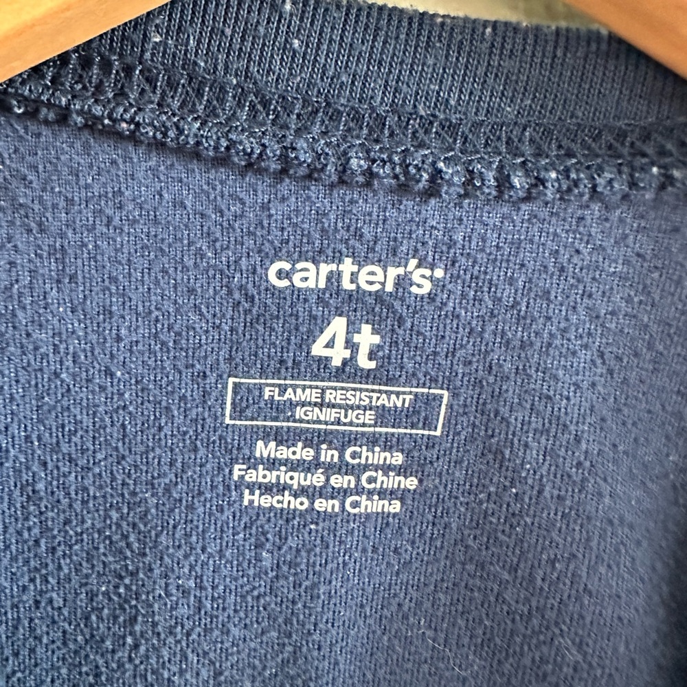 Carters Fleece PJ Set - Picture 2 of 2